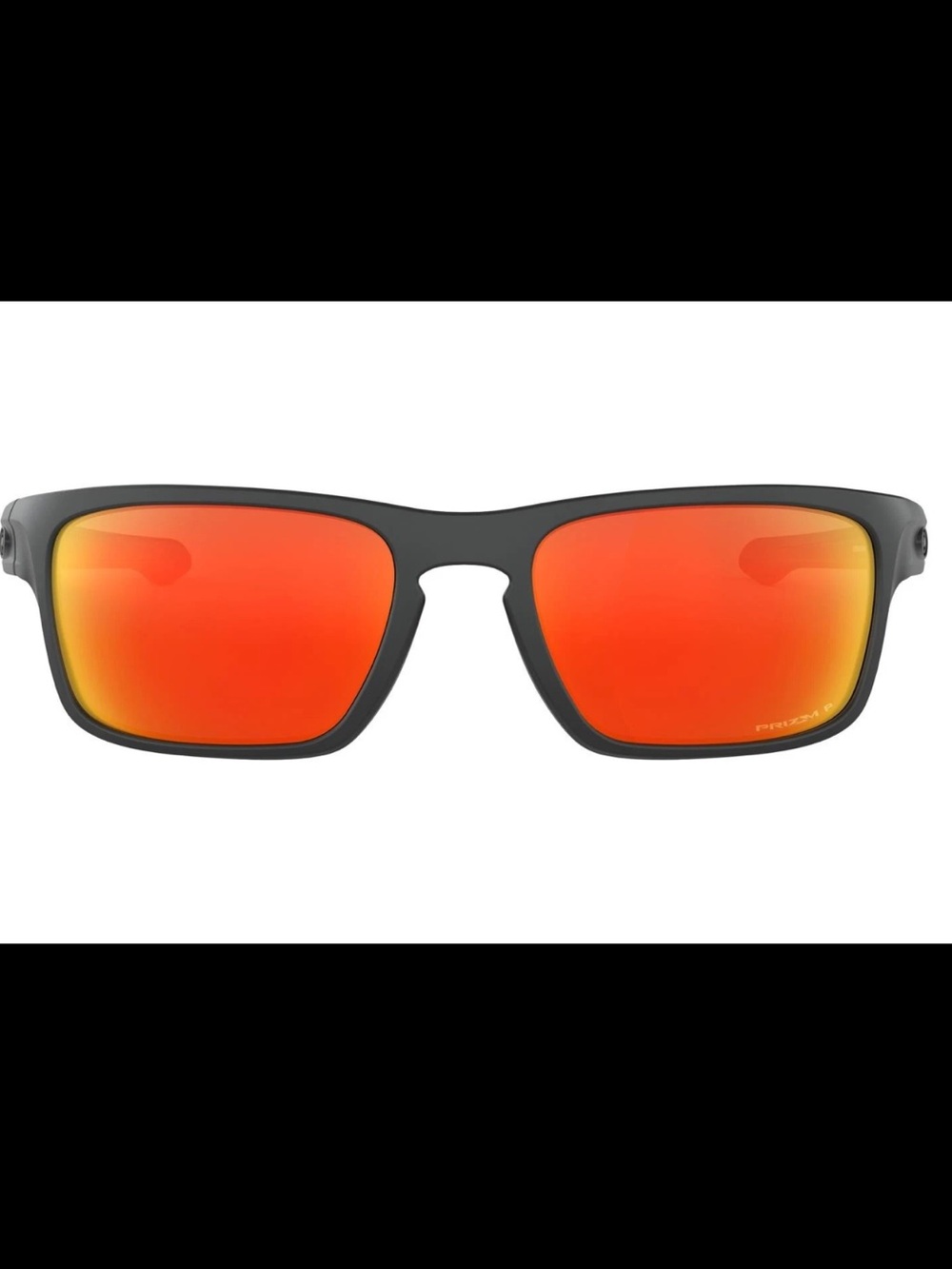 Oakley SLIVER STEALTH Black POLARIZED Ruby Lens Sunglass 9408-0656 NWOB